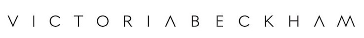 Victoria Beckham’s refined wordmark reflects the brand’s minimalist aesthetic, defined by clean lines, modern tailoring, and understated luxury