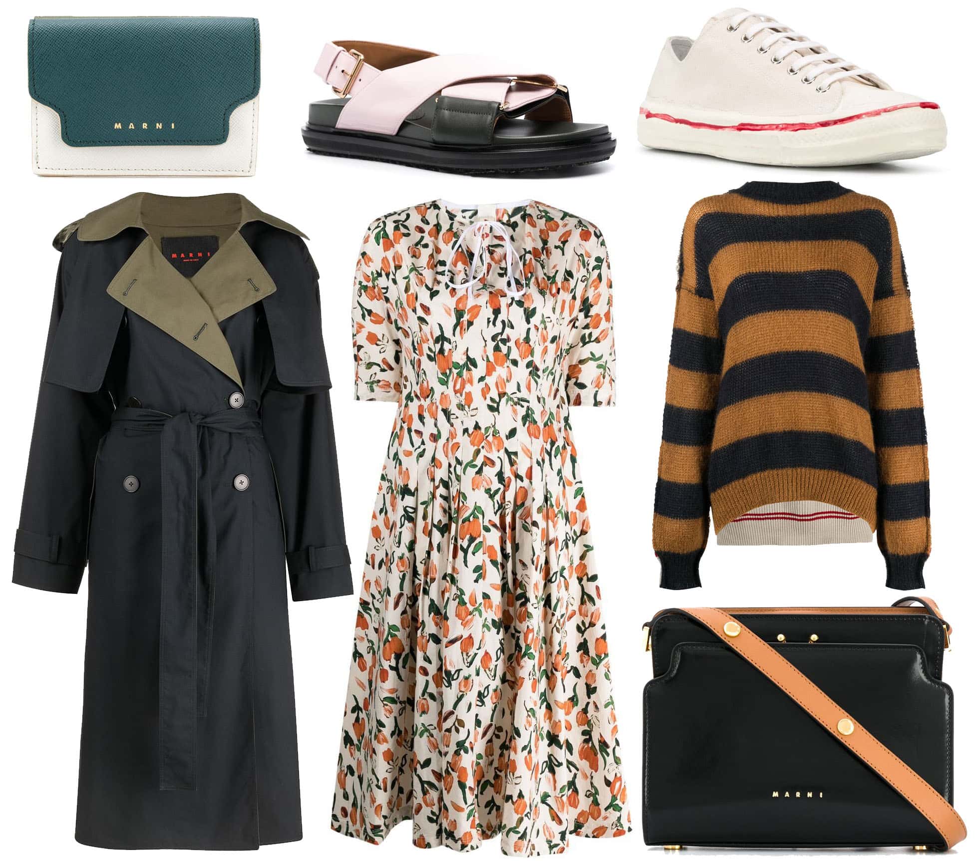 Marni’s contemporary designs blend playful color, bold textures, and modern silhouettes that resonate strongly with a younger, fashion-forward audience