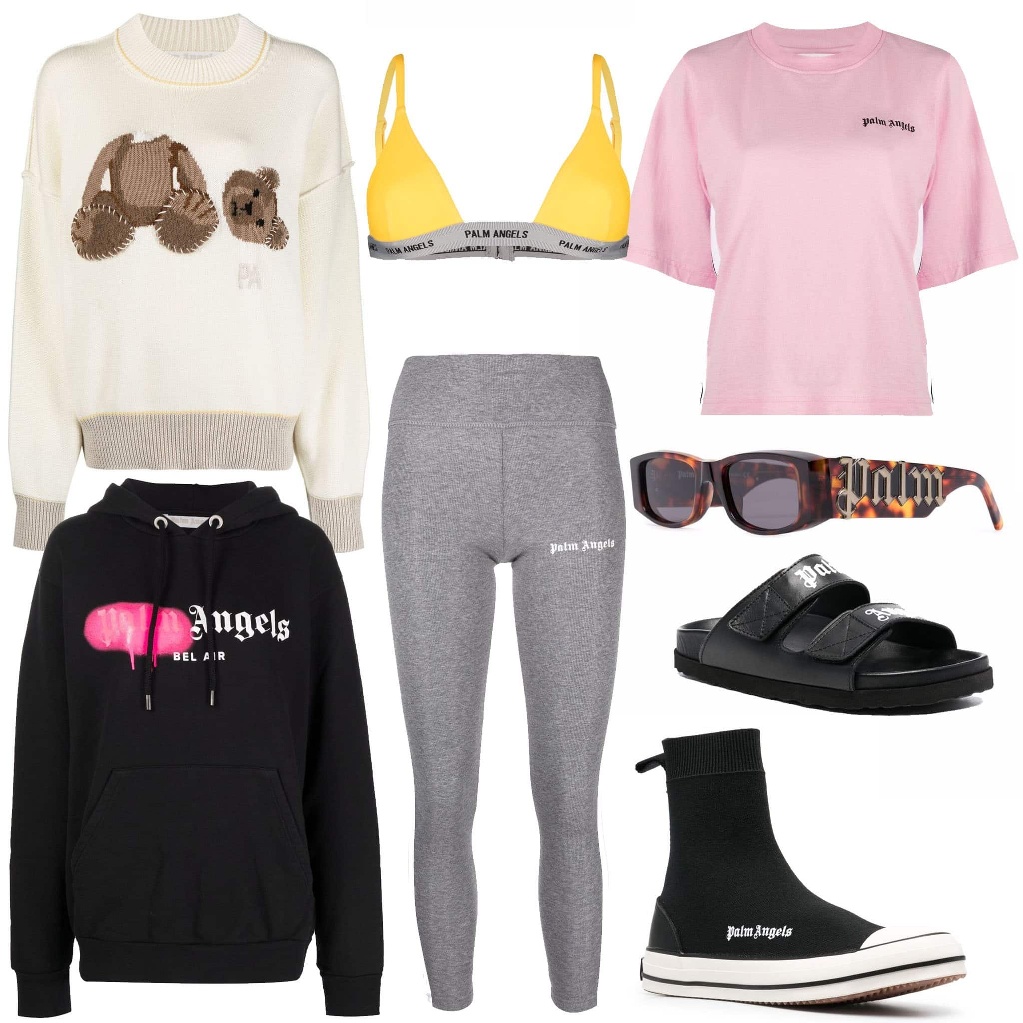 Palm Angels is a high-end streetwear label blending skate-inspired aesthetics with luxury fashion, embraced by athletes and celebrities worldwide