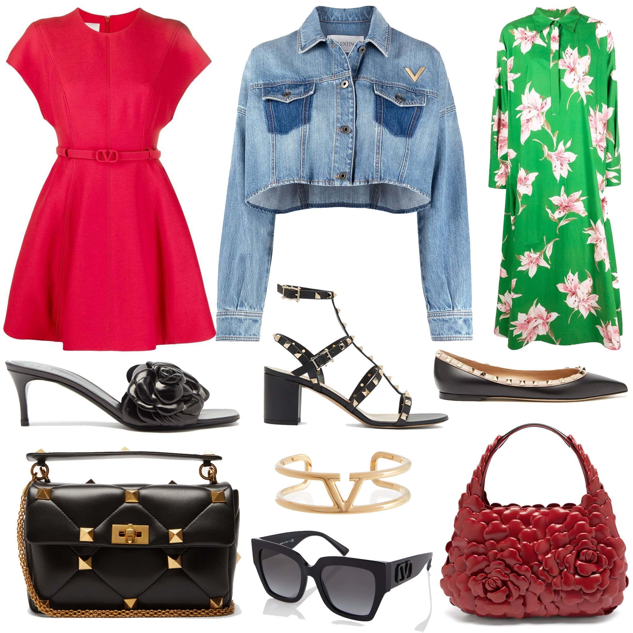 Valentino blends refined elegance with a sharp, modern edge, balancing romantic silhouettes with bold design details