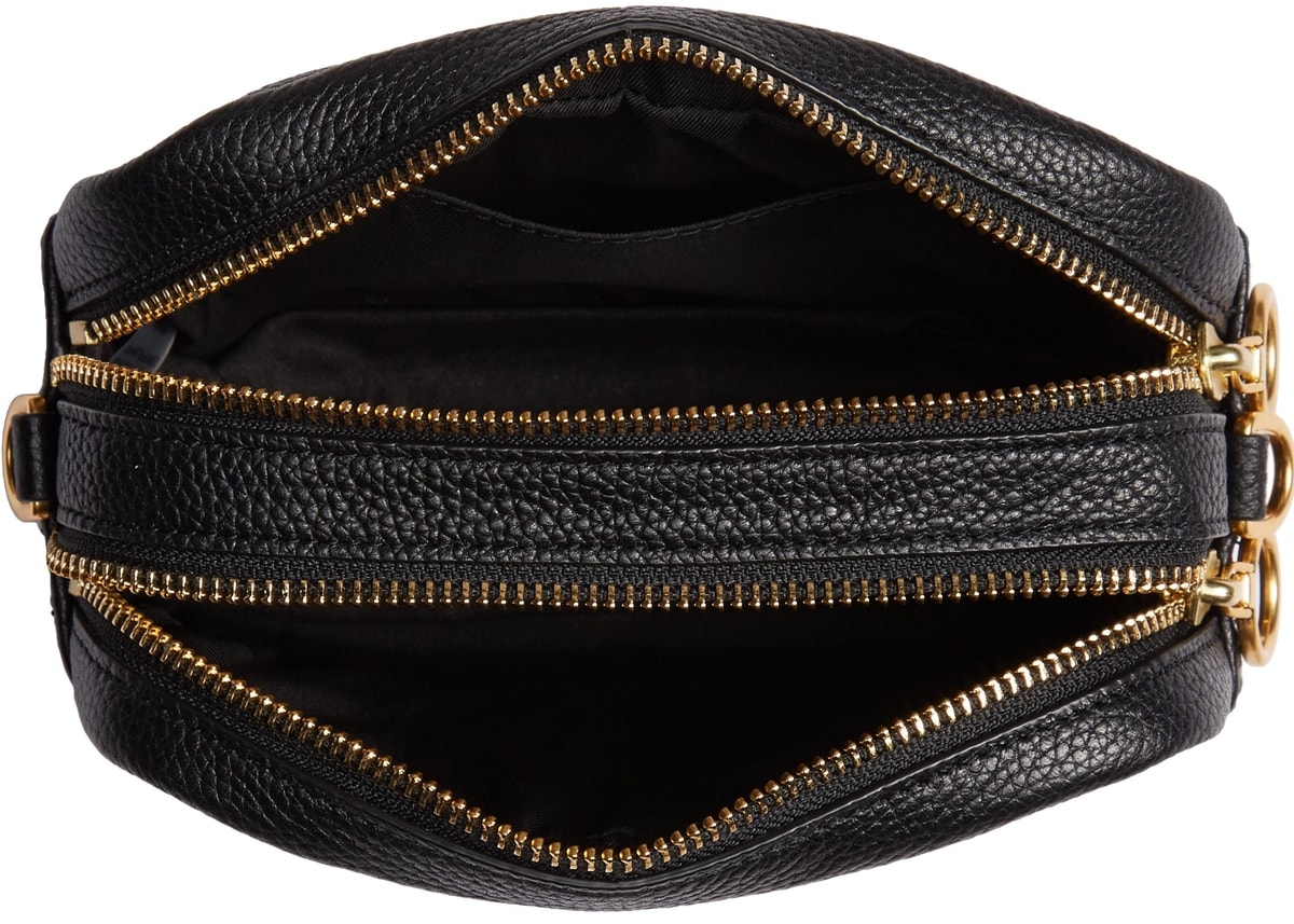 The zipper hardware on authentic Tory Burch handbags should be of high quality and the stitching should be straight, consistent, and evenly spaced