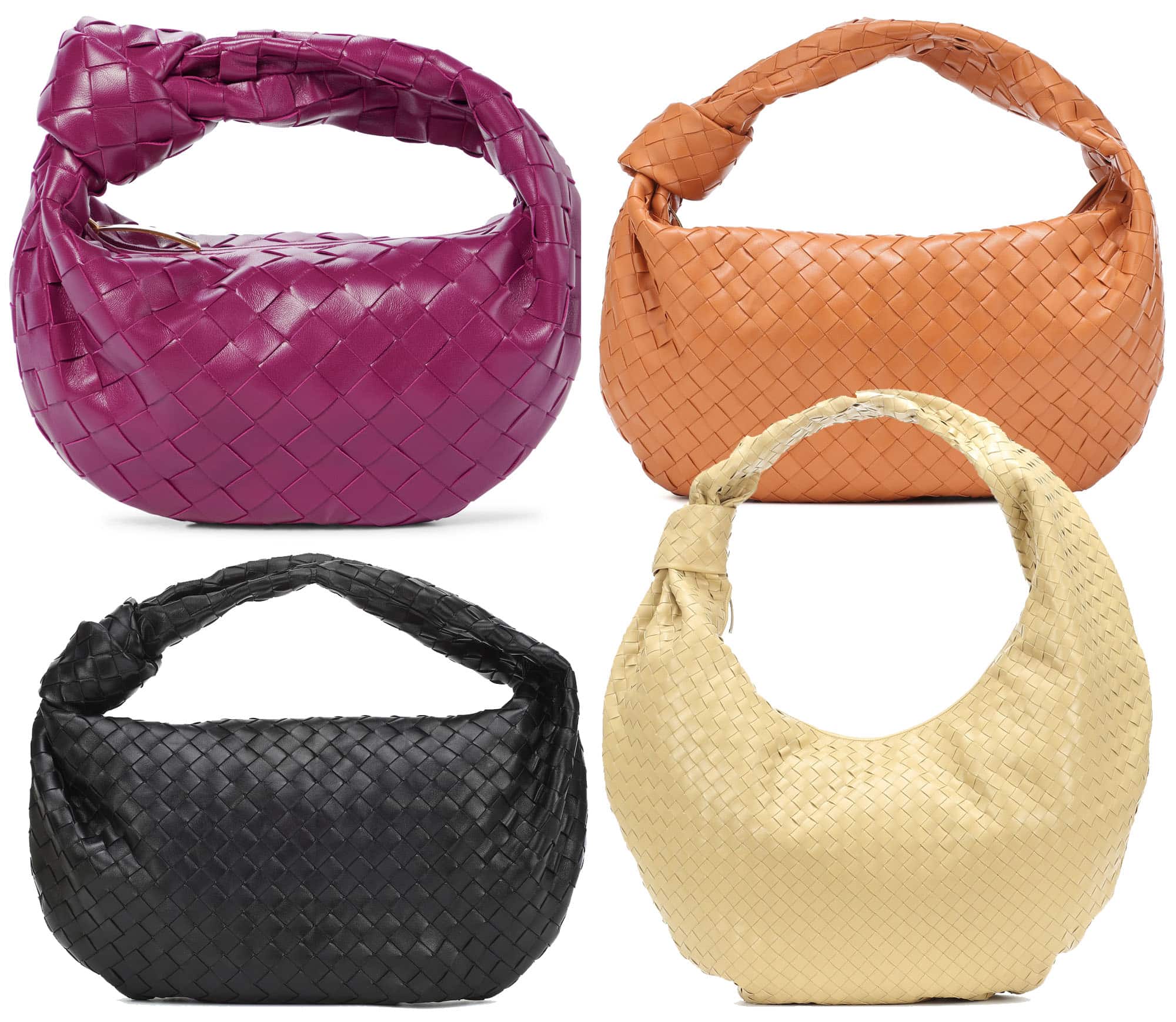 The Bottega Veneta Jodie boasts the fashion house's signature Intrecciato weaving technique with a knotted handle