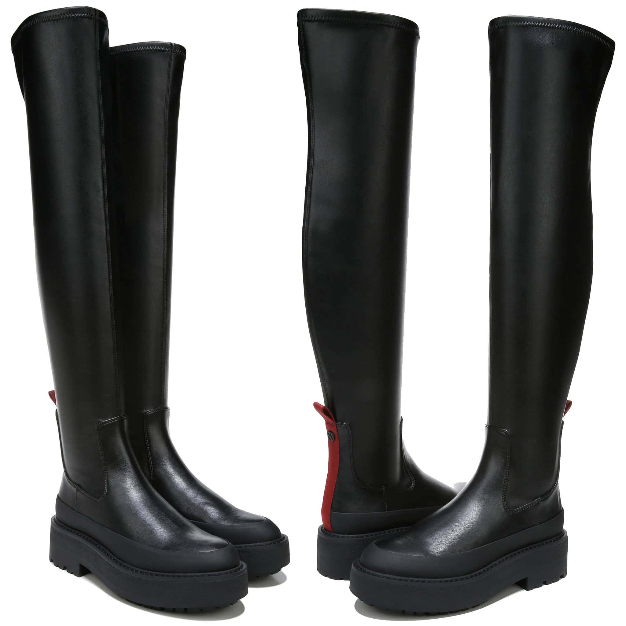 The Janna is a pair of utility-inspired boots grounded by a chunky lugged platform with an extended welt