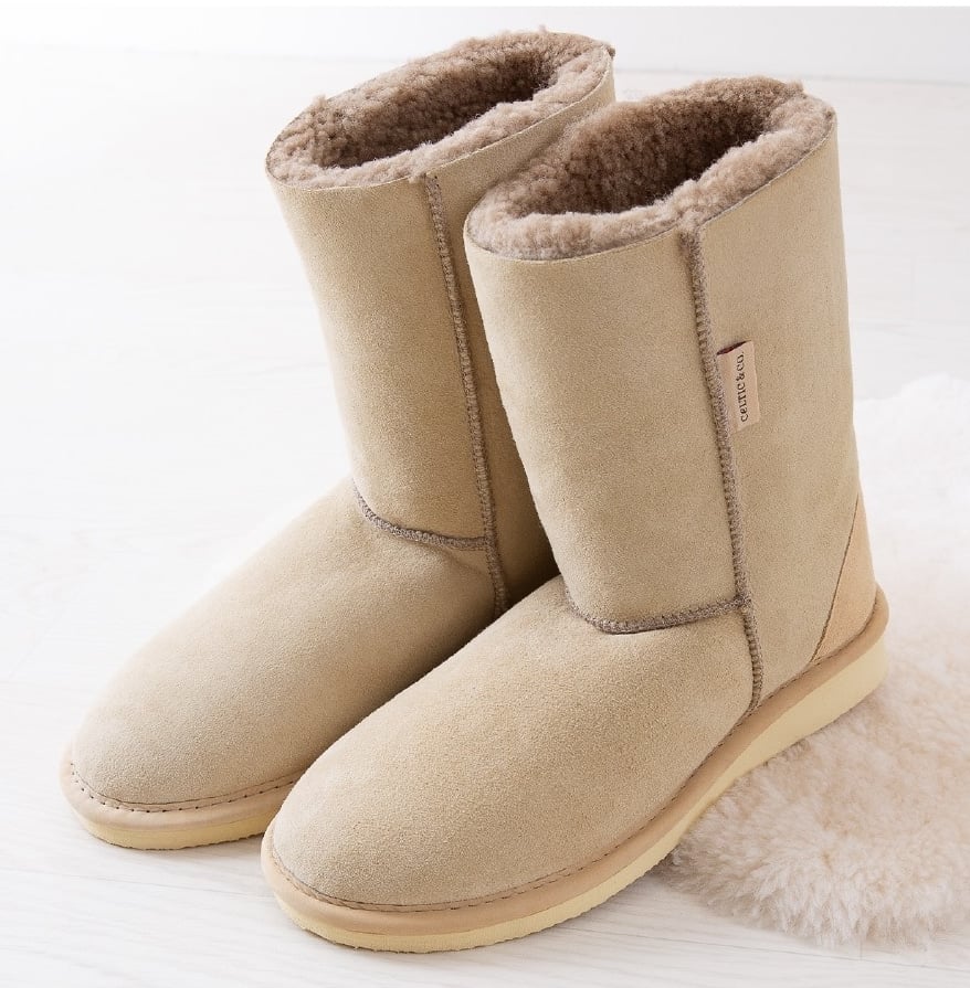 Celtic Co. is a British luxury brand famous for shearling boots and slippers that are crafted by hand in their workshop in Cornwall