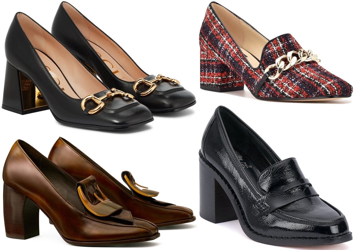 High-heeled loafers combine elegance and lift, proving loafers can be both stylish and elevated