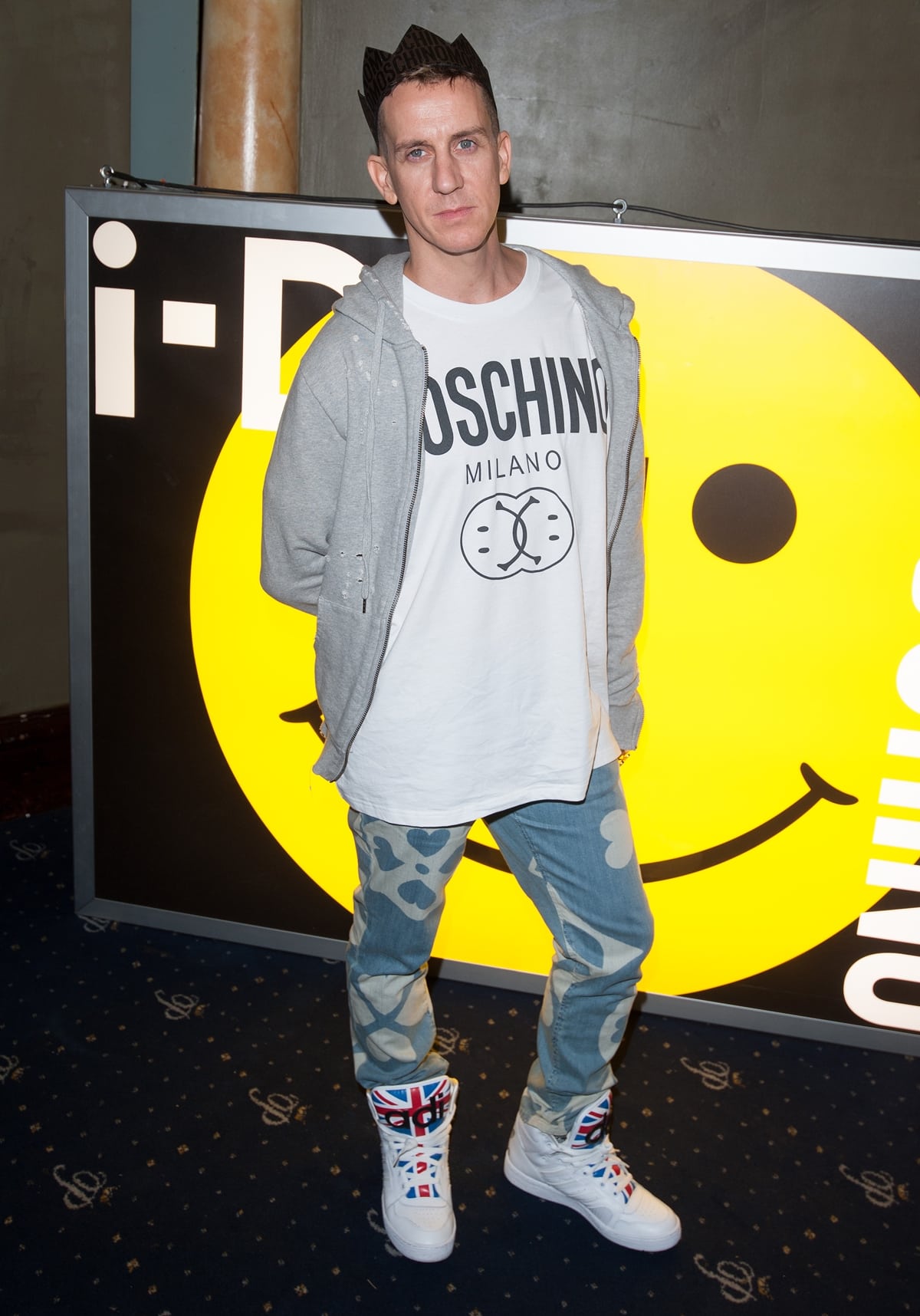 During his tenure as creative director at Moschino, Jeremy Scott was known for infusing the brand with his signature blend of playful, provocative designs that pushed the boundaries of high fashion