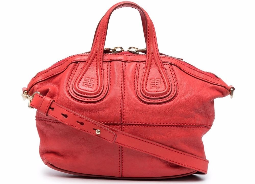 This micro Nightingale is made from supple lambskin leather and boasts the signature 4G motif, two rounded top handles, and a detachable shoulder strap