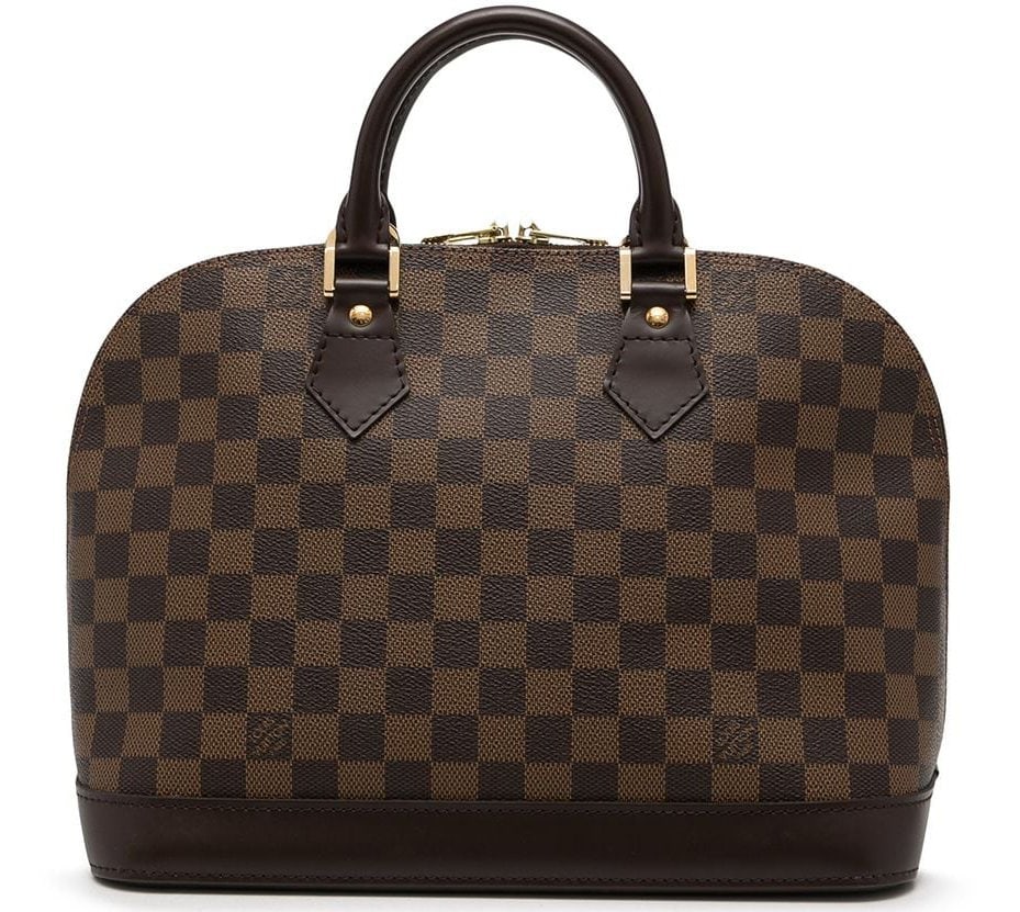 Inspired by the art deco movement, the Alma bag features a structured silhouette and has been produced in countless materials like Monogram and Damier Ebène canvas
