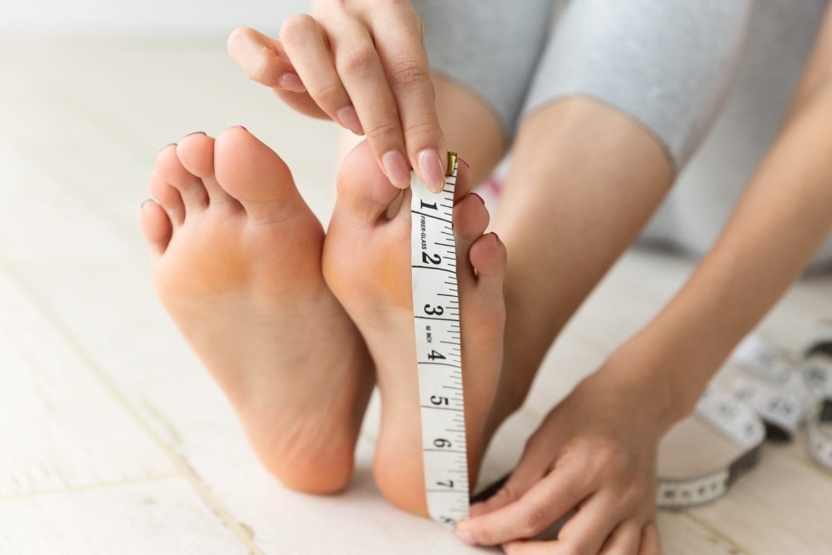 As women's average foot size increases, sizes 8½ and 9 have become the most commonly worn shoe sizes in the U.S.