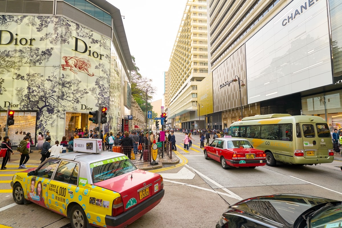 Luxury giants Dior, Hermès, and Chanel anchor one of Hong Kong’s most exclusive shopping intersections in Tsim Sha Tsui, where high fashion meets urban energy and every corner hints at the craftsmanship behind their iconic shoes and couture