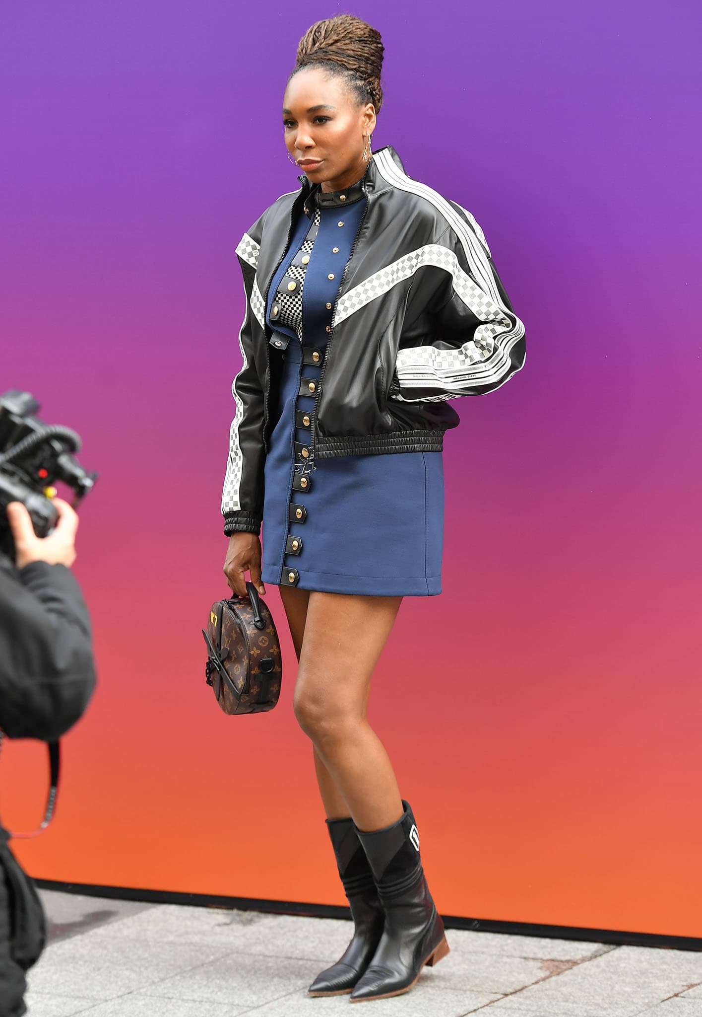 Venus Williams attending the Louis Vuitton show during Paris Fashion Week on January 20, 2022