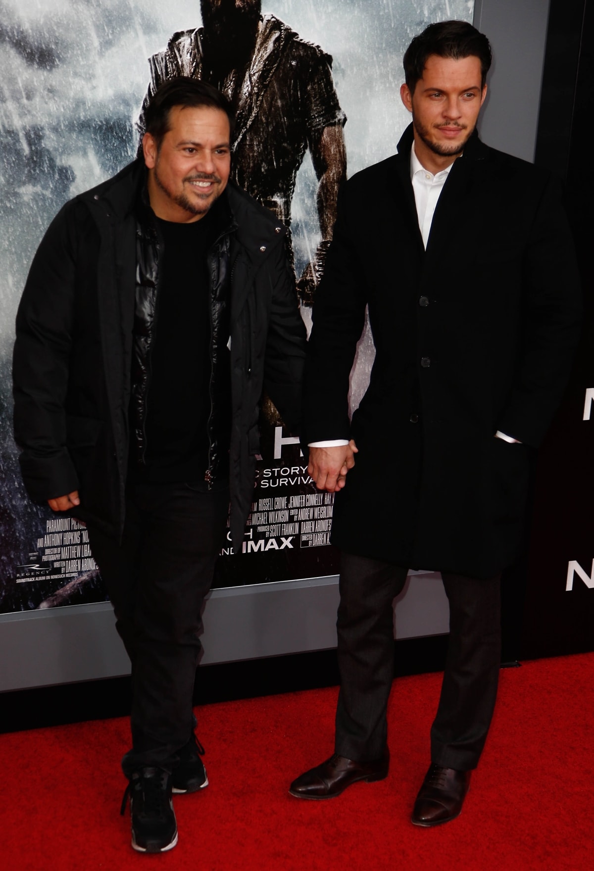 Narciso Rodriguez with his husband Thomas Tolan at the premiere of "Noah" at the Ziegfeld Theatre