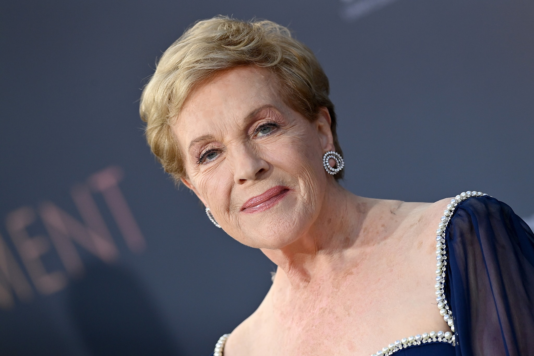 Julie Andrews acknowledged the people who work behind the scenes to bring a film to the screen