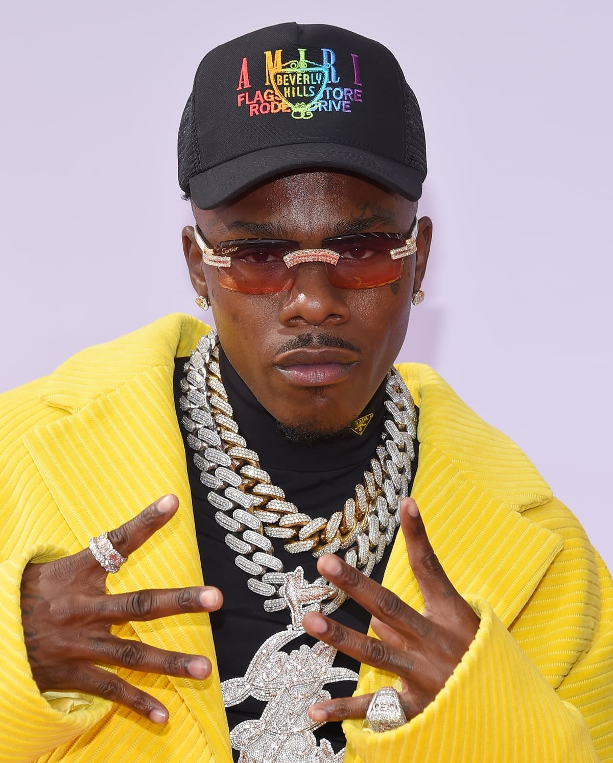 DaBaby claims to be stand at five feet seven inches tall, but his actual height is believed to be around 5ft 6 ½ (168.9 cm)