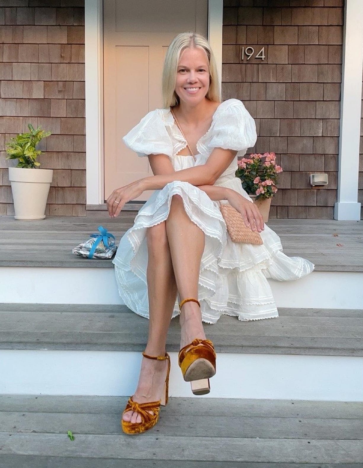 Jessie Loeffler Randall, who co-founded the family-owned footwear label Loeffler Randall with her husband in 2005, embodies the brand’s feminine, wearable elegance