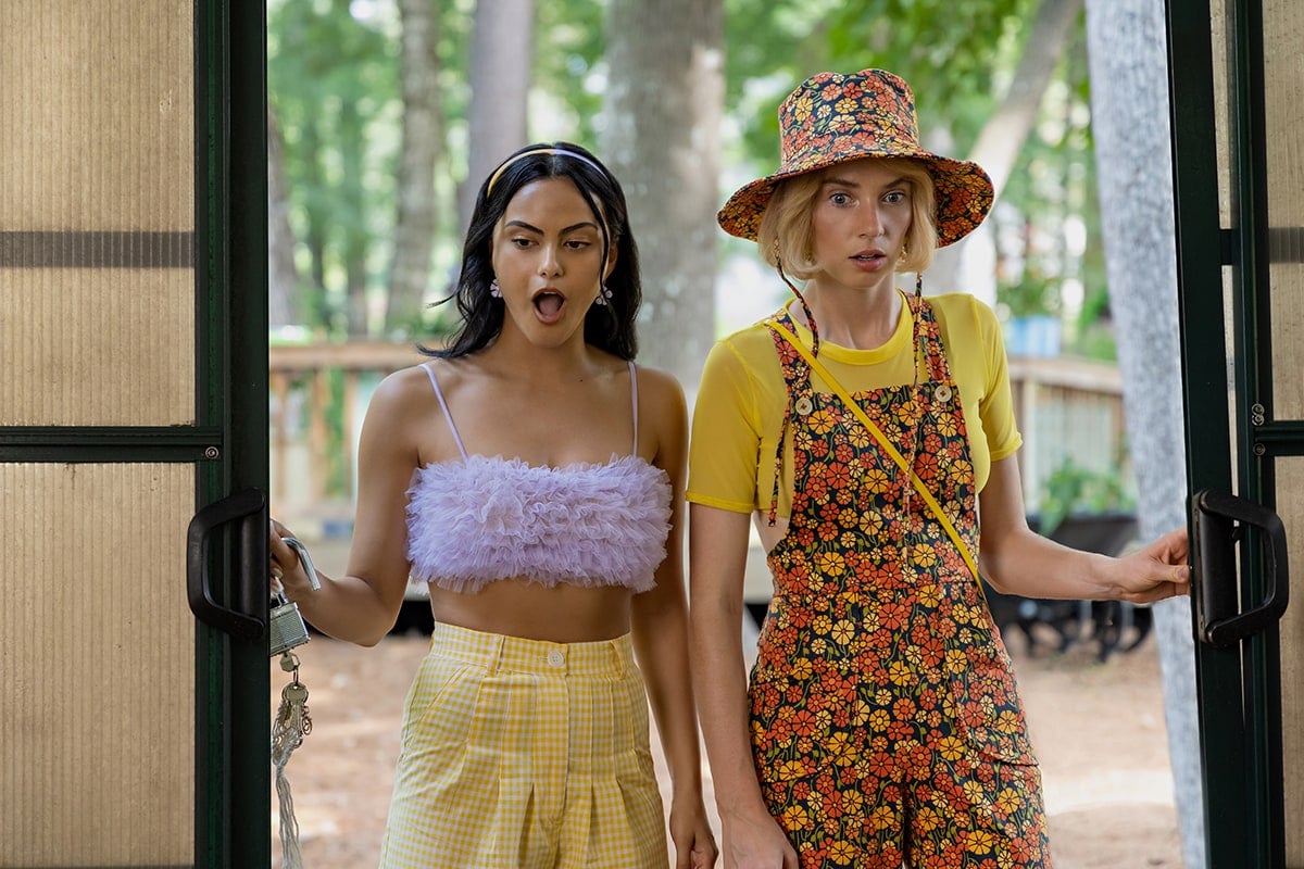 Camila Mendes and Maya Hawke star as unlikely allies in Netflix’s dark comedy teen film Do Revenge