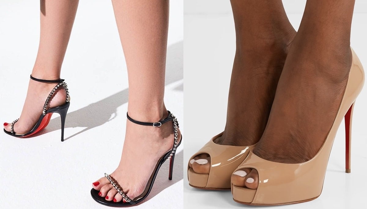 Open-toe heels reveal the full foot, while peep-toe pumps offer a more controlled, polished glimpse
