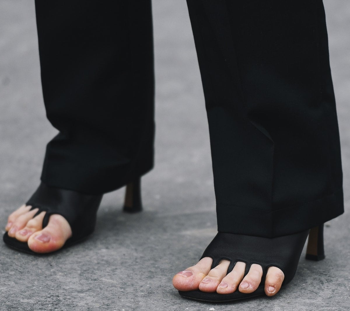 Well-groomed toes are part of the look—open-toe heels put your pedicure on full display, making clean, polished nails essential