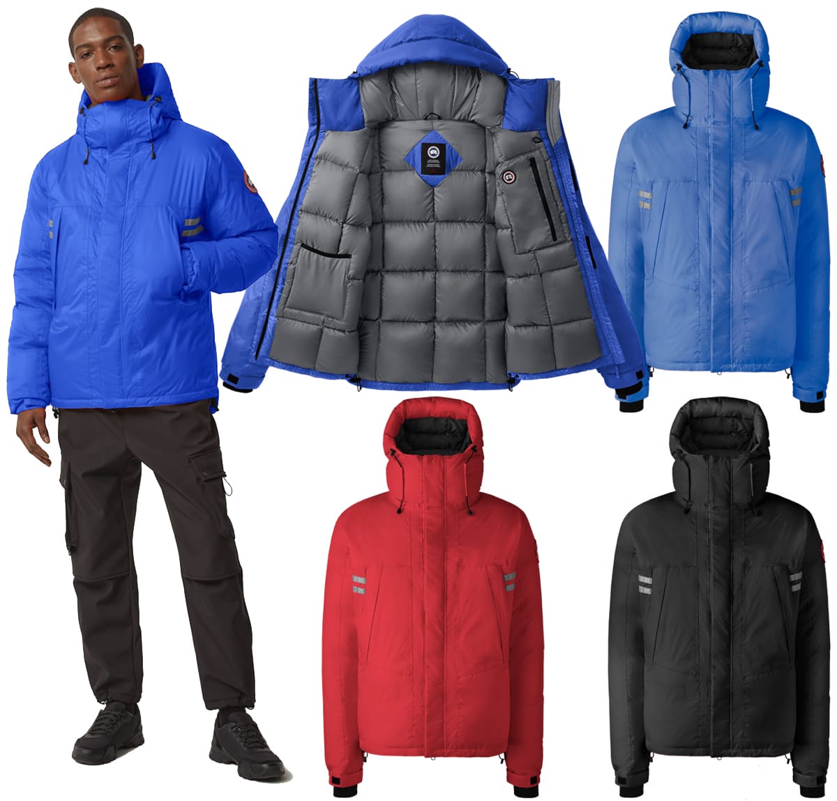 Whether on or off the mountain, the Mountaineer Parka will suit all your needs with its 2-way adjustable down-filled hood, Tricot fabric-lined chin guard, and fully seam-sealed construction