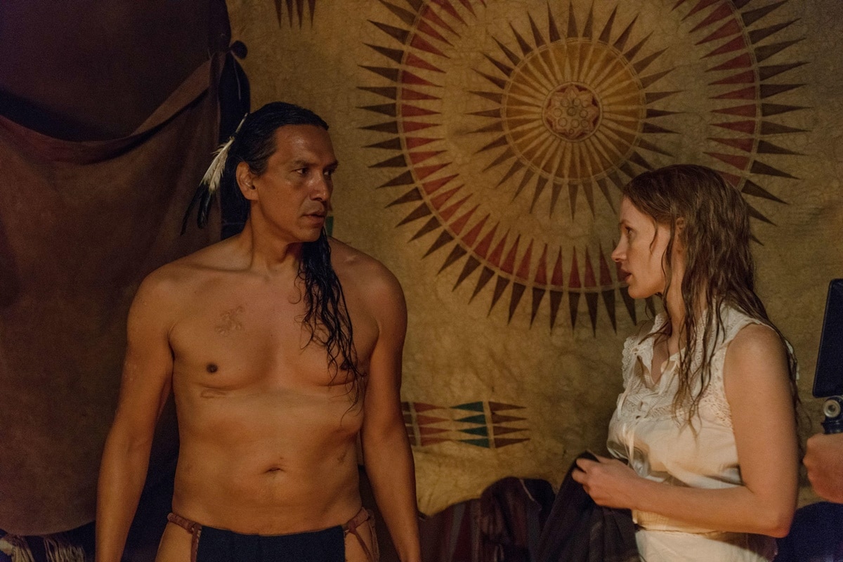 Jessica Chastain portrays a Swiss-American portrait painter who travels from New York to the Dakotas in the 1890s to paint a portrait of Sitting Bull