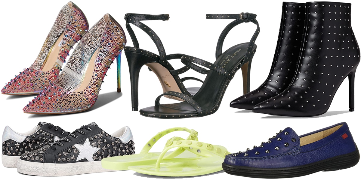 From pumps to sandals, studded shoes redefine style with their versatile embellishments!