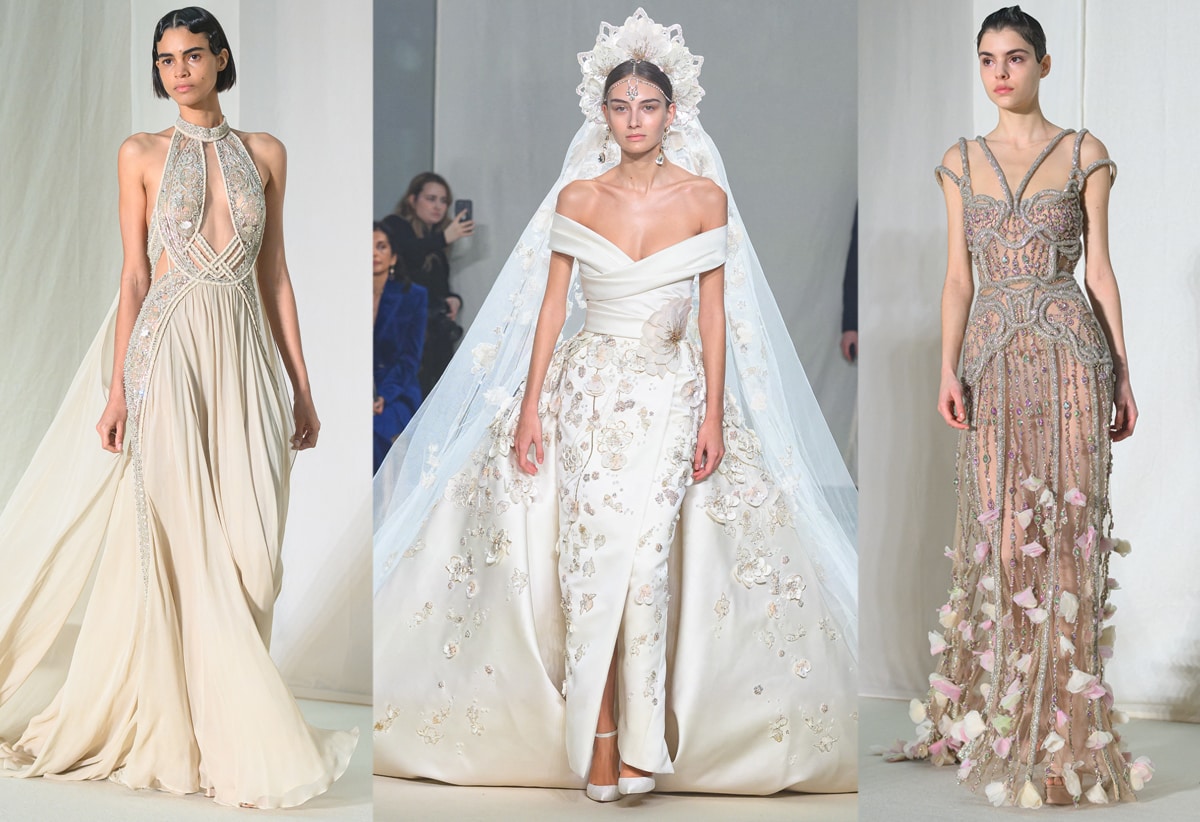 Elie Saab began his career specializing in bridalwear before branching out to build a fashion empire