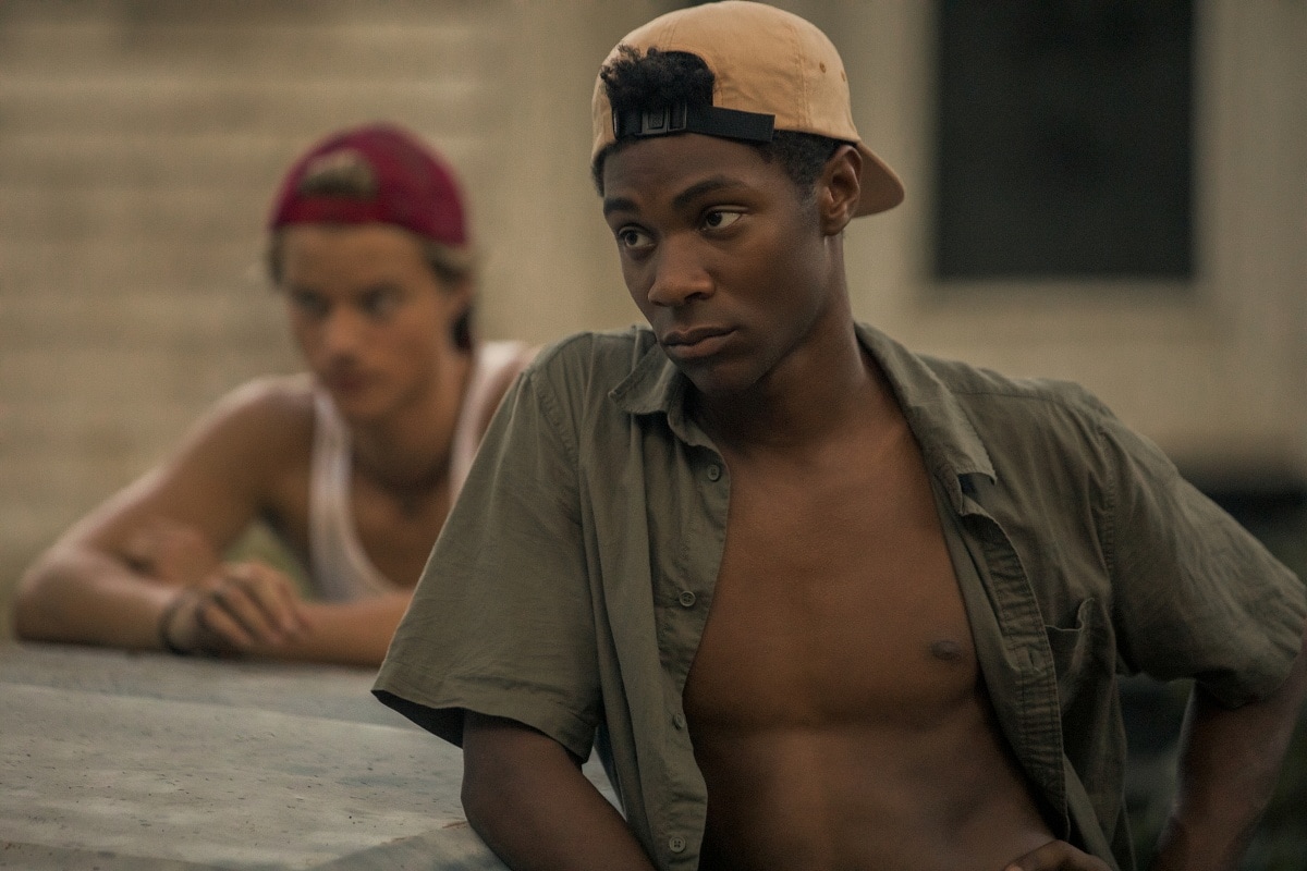 Jonathan Daviss as Pope Heyward in the action-adventure mystery teen drama streaming television series Outer Banks