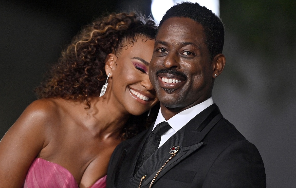 Ryan Michelle Bathe shares a sweet moment with husband Sterling K. Brown at the 2nd Annual Academy Museum Gala, where the couple brought elegance and star power to the red carpet