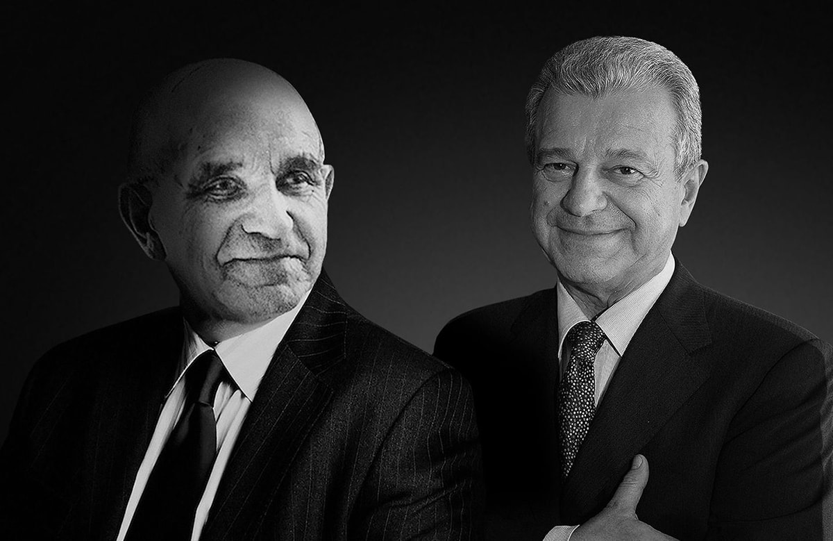 In 1928, Edoardo Caovilla (L) founded the shoe company Rene Caovilla, which was later inherited by his son Rene Fernando (R) in the 1950s