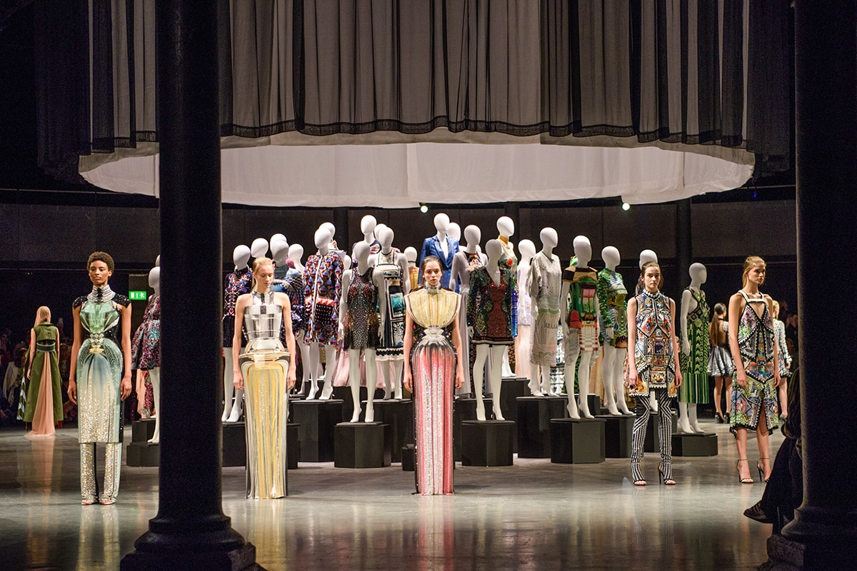 Mary Katrantzou's 2018 London Fashion Week showcase captivated audiences with its striking display of intricate designs, bold prints, and innovative craftsmanship
