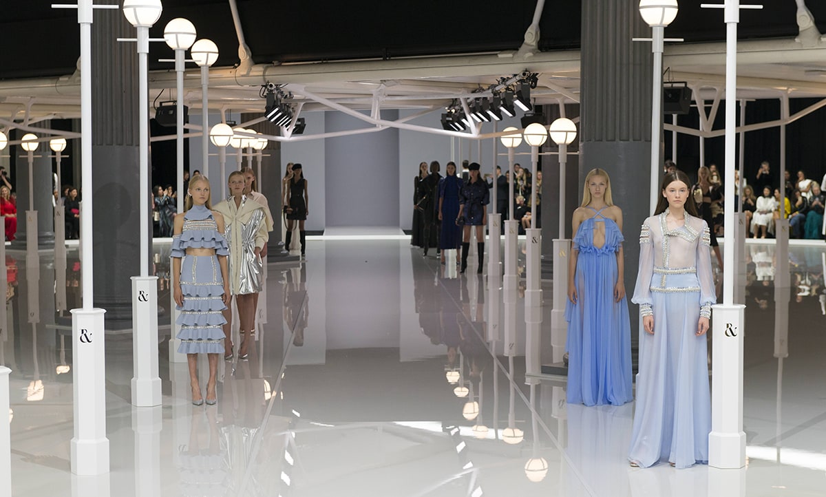 Ralph Russo runway at London Fashion Week Pret-A-Porter Spring / Summer 2018 in September 2017