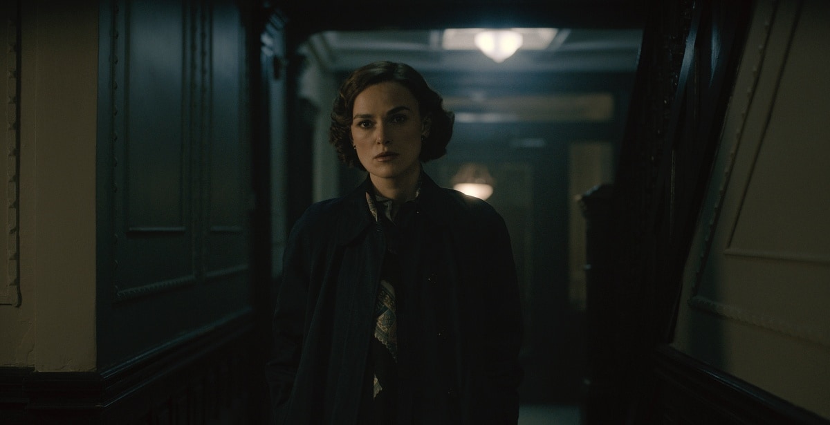 Keira Knightley as Loretta McLaughlin in the 2023 historical crime drama film Boston Strangler