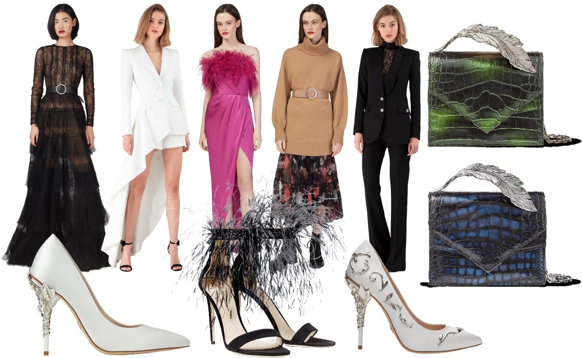 Ralph Russo products usually range from $400 for simple slides to over $10,000 for evening wear