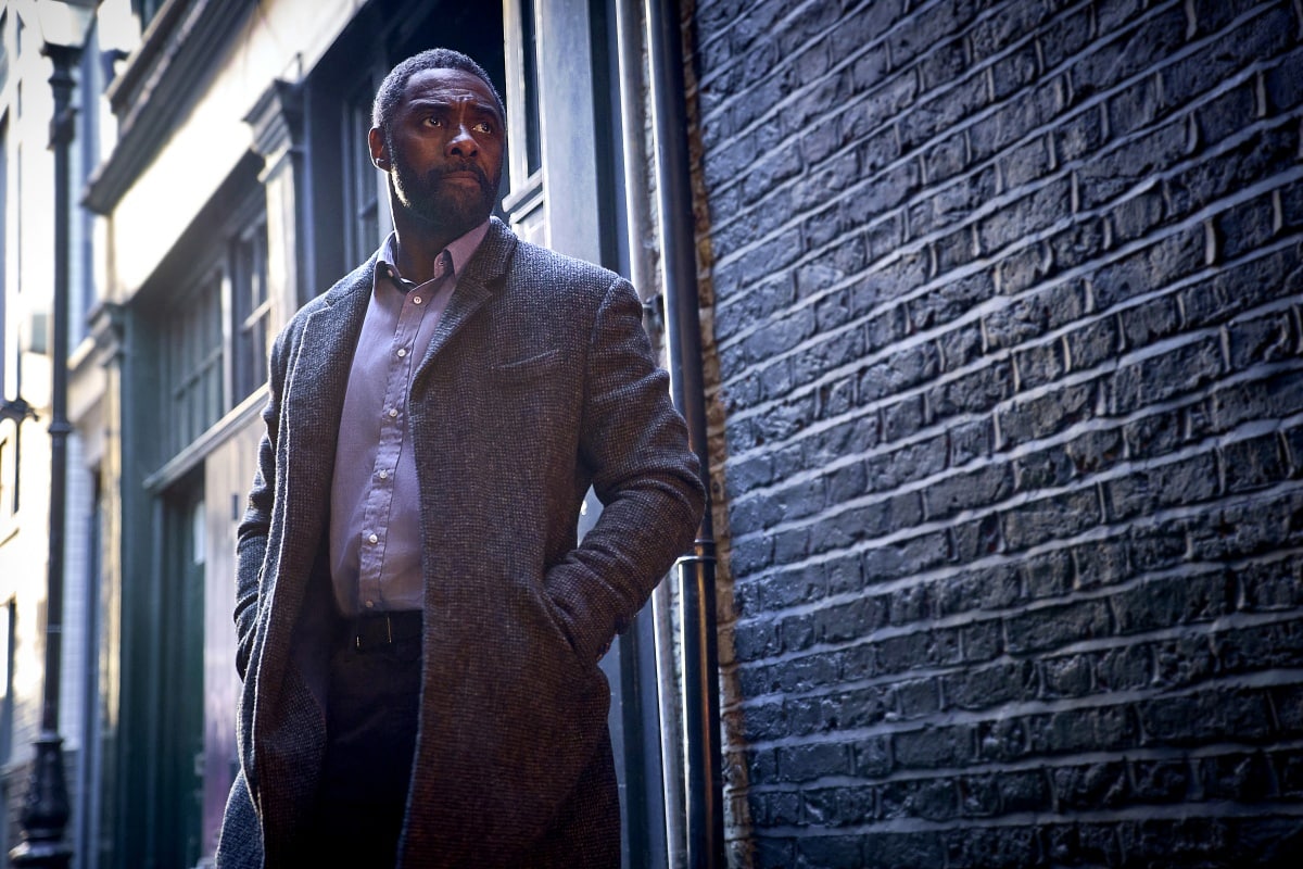 Idris Elba commands the screen as Detective John Luther, delivering a gripping performance in the 2023 crime thriller Luther: The Fallen Sun