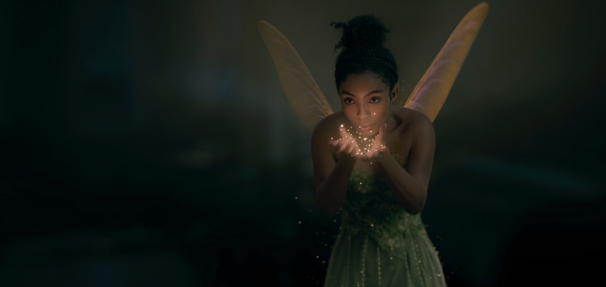 Yara Shahidi as Tinker Bell in the fantasy adventure film Peter Pan Wendy