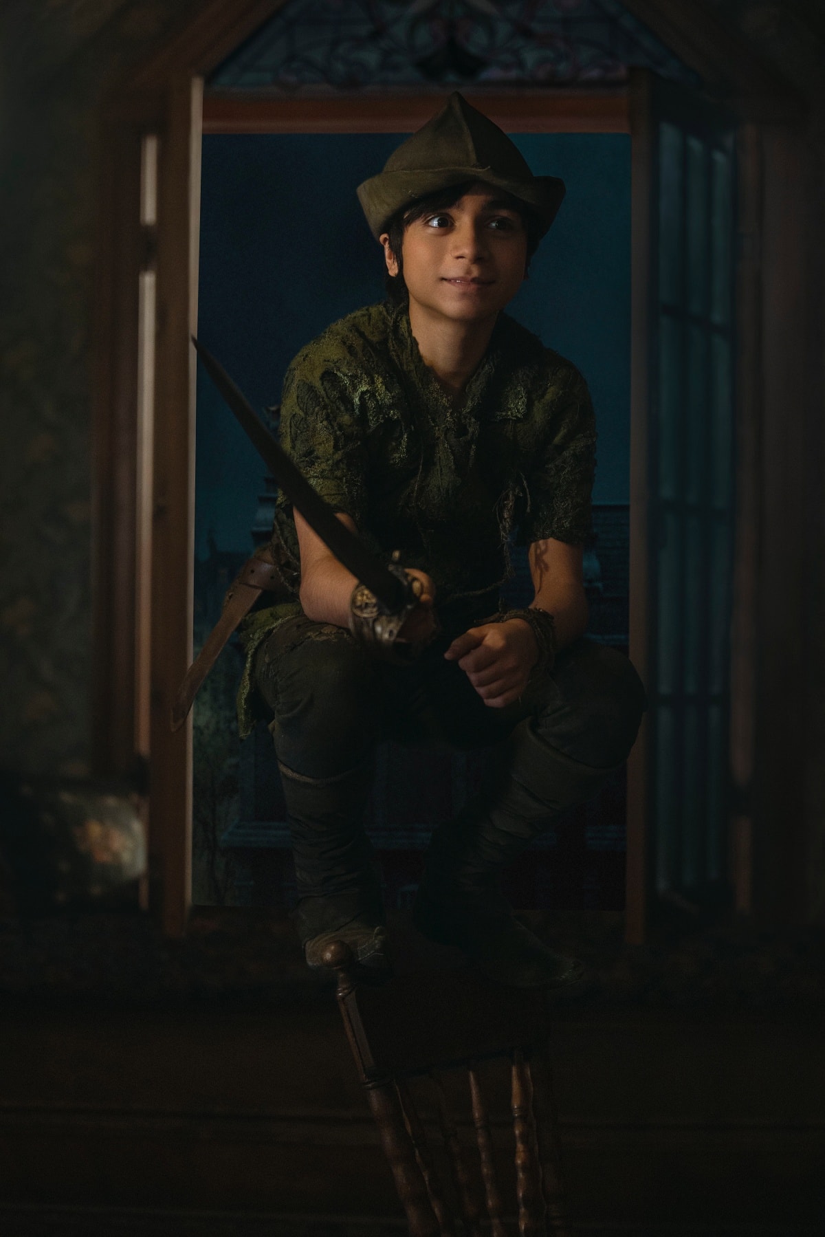 Alexander Molony as Peter Pan in the upcoming fantasy adventure film Peter Pan Wendy