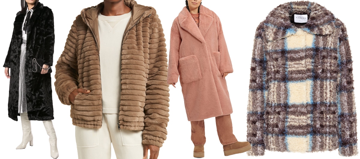 From plush textures to bold patterns, faux-fur coats deliver cruelty-free luxury with endless styling potential—whether sleek in black, cozy in blush, or chic in statement checks