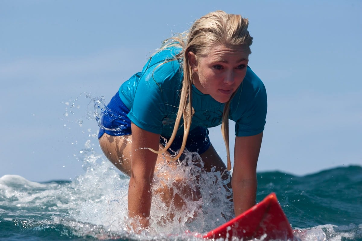 AnnaSophia Robb stars as Bethany Hamilton in "Soul Surfer," but Hamilton herself performed the complex surfing scenes after the shark attack