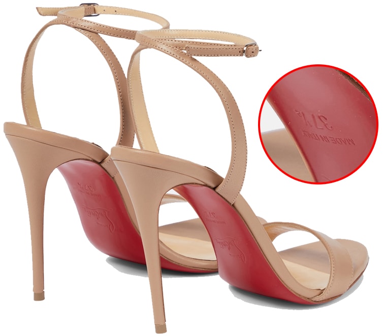 Luxury fashion designer Christian Louboutin crafts his iconic red-soled footwear in Italy and Spain, ensuring top-tier quality and European craftsmanship