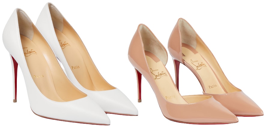 Authentic Christian Louboutin shoes feature a flawlessly smooth leather finish that reflects light, adding to their signature luxurious appeal