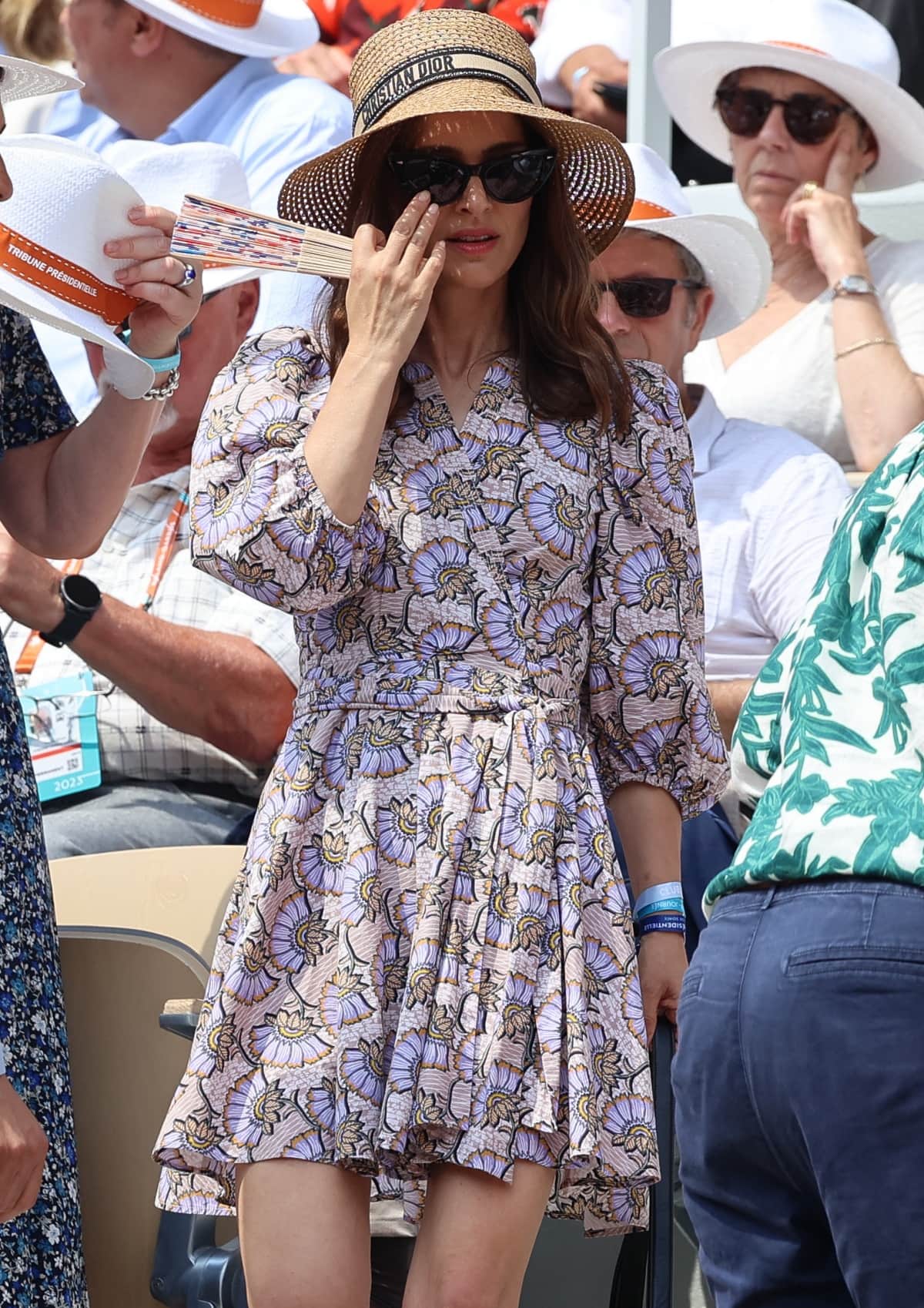 Natalie Portman making a lovely appearance during the French Open in Paris amid relationship drama