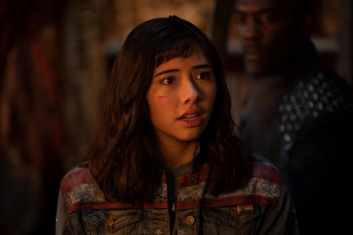 Xochitl Gomez as America Chavez in the 2022 superhero film Doctor Strange in the Multiverse of Madness