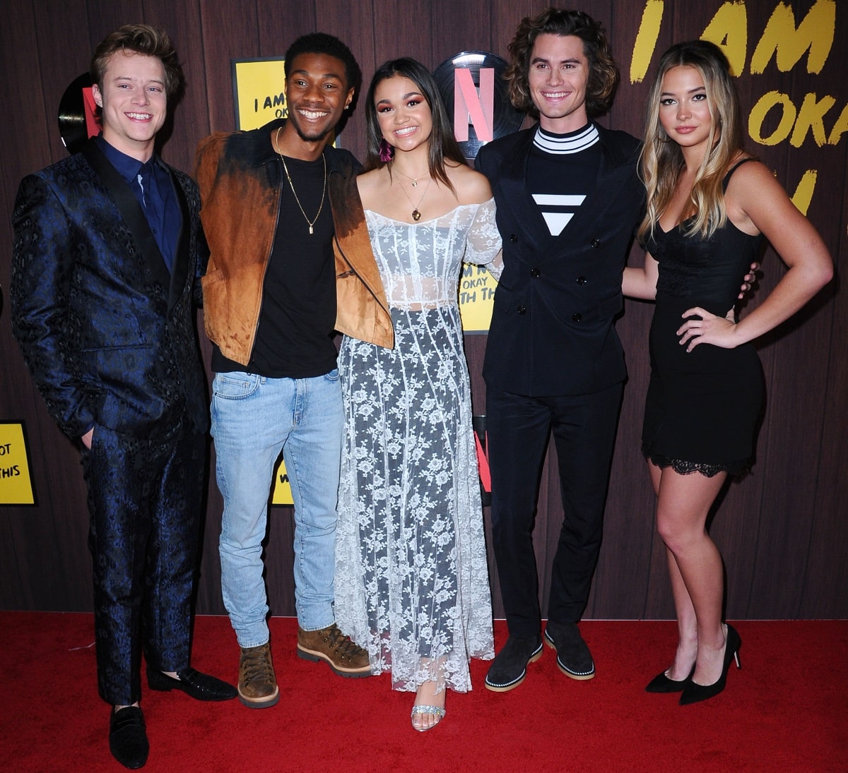 Standing at 6 feet 1 inch (185 cm), Chase Stokes towers as the tallest cast member of Outer Banks, often standing out on the red carpet alongside his co-stars