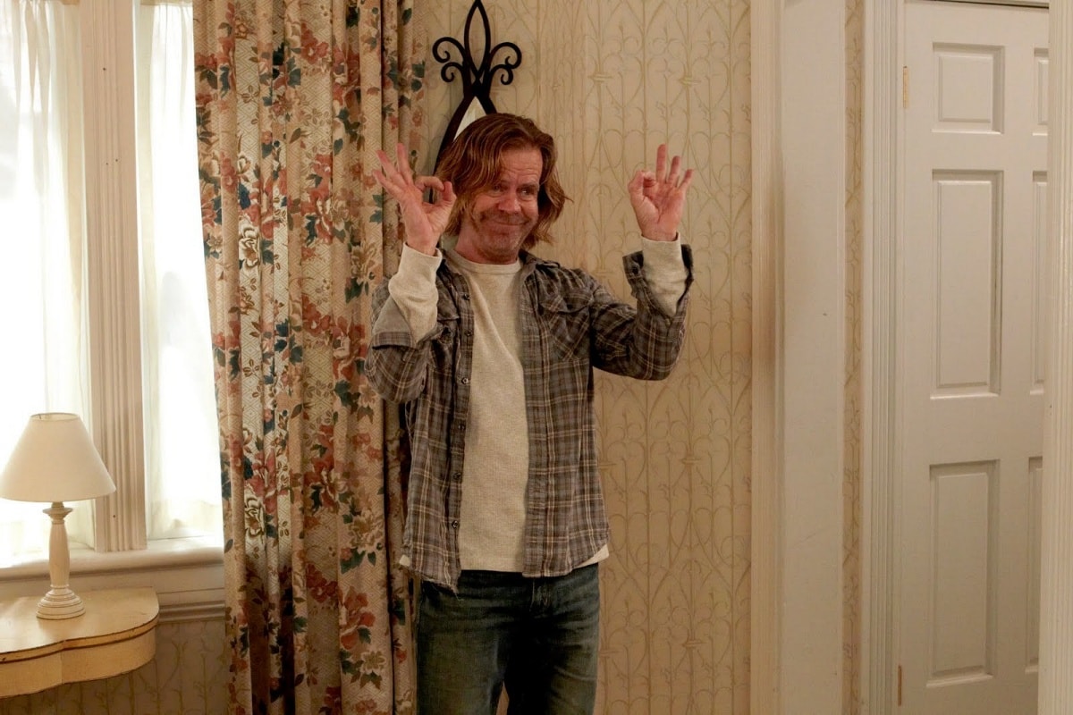 William H. Macy plays Frank Gallagher, the patriarch of the Gallagher family in the long-running Showtime series Shameless