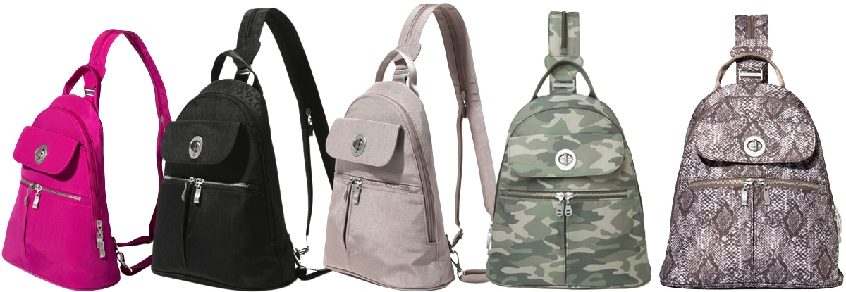 The Naples Convertible easily converts from a sling to a backpack and features quick-access pockets for your most frequently used items