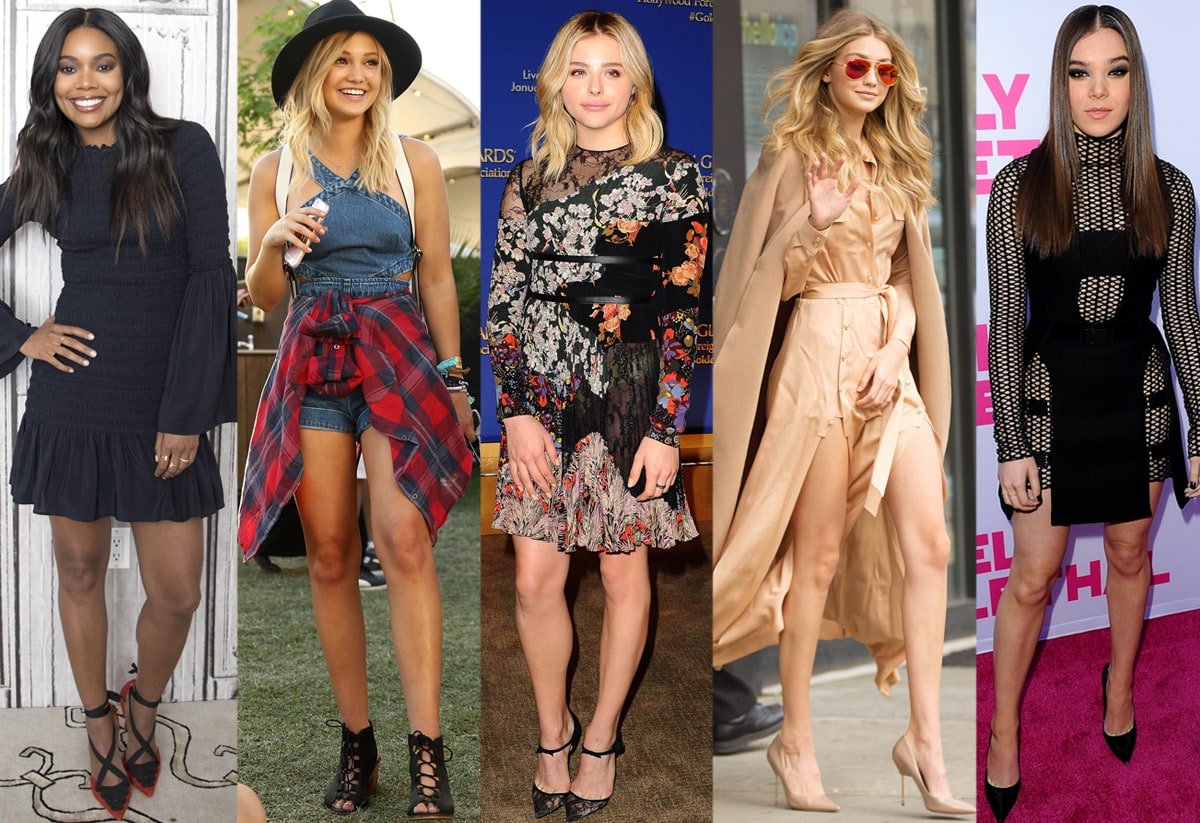 Gabrielle Union, Olivia Holt, Chloë Grace Moretz, Gigi Hadid, and Hailee Steinfeld step out in Kurt Geiger heels—from strappy sandals to pointed pumps—showcasing the brand’s red-carpet versatility across distinct personal styles