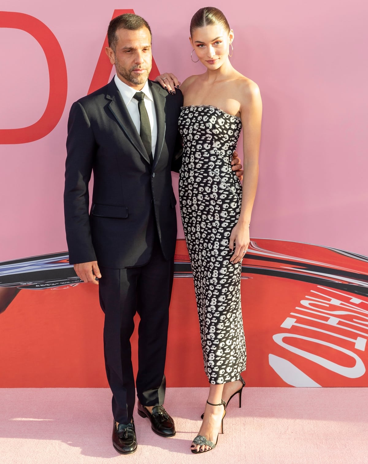 Alexandre Birman and Grace Elizabeth attend the 2019 CFDA Awards