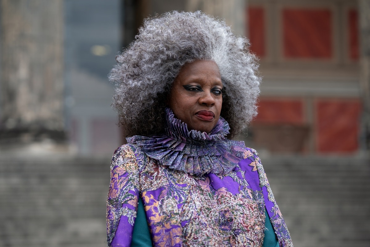 Viola Davis as Dr. Volumnia Gaul in the 2023 American dystopian film The Hunger Games: The Ballad of Songbirds Snakes