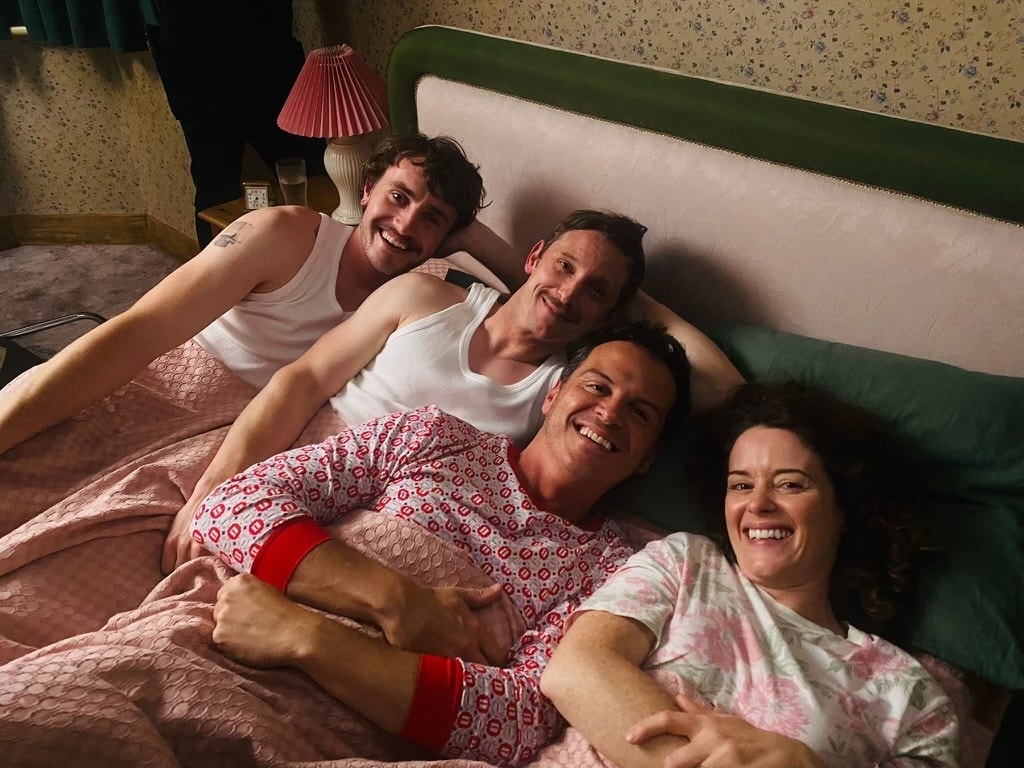 Andrew Scott grapples with grief and the past while connecting with a new love (Mescal) as his deceased parents (Foy Bell) mysteriously reappear in a poignant exploration of loss, memory, and second chances.