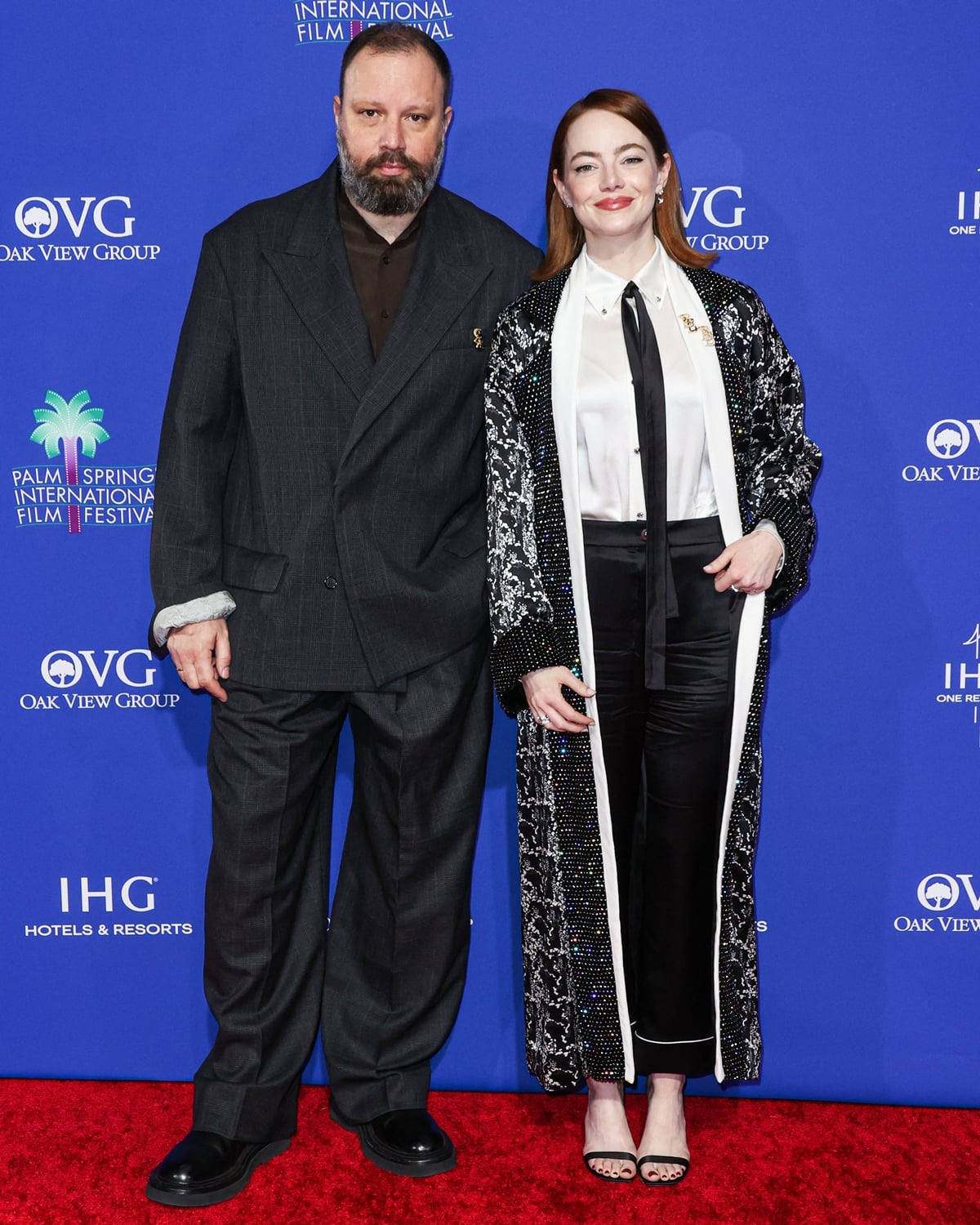 Emma Stone acknowledges her fruitful collaborations with director Yorgos Lanthimos, including their work on "The Favourite" and "Bleat"